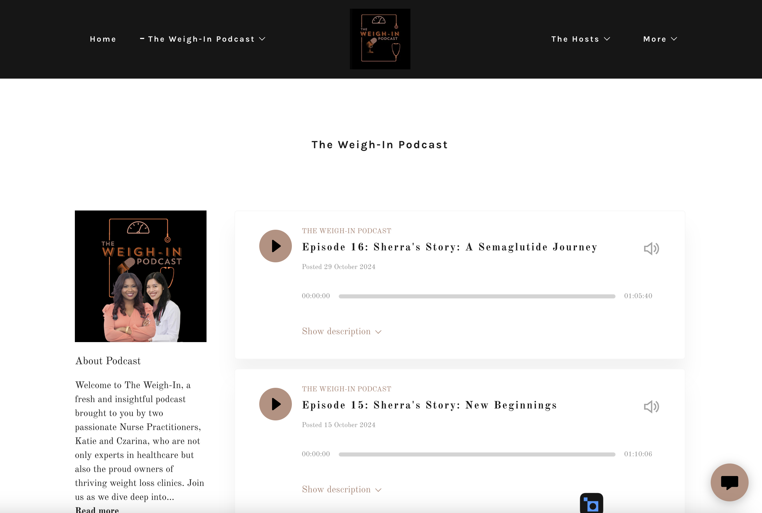 Listen to The Weigh-In Podcast